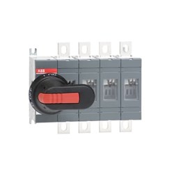 ABB OT200E04P Base Mount Switch IP00 200A 4-P 690V Black