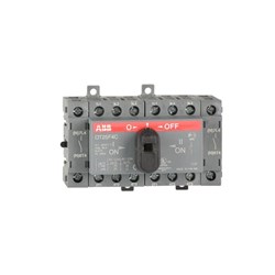 ABB OT25F4CK-K Changeover Switch 25A 750VAC/DC IP20 Front DIN Rail Mount 4P-4P-P