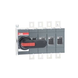 ABB OT400E04P Base Mount Switch 400A 4-P Black Base Mount