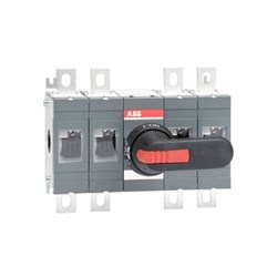 ABB OT400E22P Base Mount Switch 400A 4-P 690V Black Base Mount