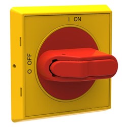 ABB OT40D22R3-K Load Break Switch 40A 3-P Door Mount 11 kW IP20 Front 54mm H x 43mm W x 52mm D 22mm Fixing
