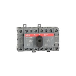 ABB OT40F4CK-K Changeover Switch 40A 750VAC/DC IP20 Front DIN Rail Mount 4P-4P-P