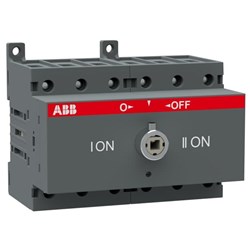 ABB OT63F3C Changeover Switch 63A 415VAC IP20 4-Hole Front Mount 3-P