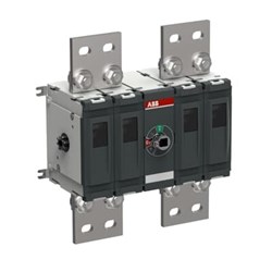ABB DC SWITCH 1000A 1500V DC 4P SWITCH ONLY, HIGH SHORT CCT CENTRE MECHANISM OTDC1000FV22-ESS
