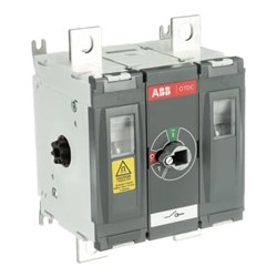ABB DC SWITCH 400A, 1500V DC 2P, SWITCH ONLY, CENTRE MECHANISM OTDC400FV11-ESS