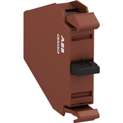 ABB P9B11VN Double Contact Block Brown 1NO+1NC Front Mount For: 3 and 5Position Holder