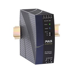 Puls PIC480.241C Power Supply 1PH 200-240VAC 24VDC 20A 480 Watt 21.6 Watt DIN Rail Mount Screw Terminal IP20