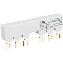 ABB PS1-2-1-65 Busbar 3-P 65A 690/250VAC/DC IP20 For: MS116 MS132 and MO132 Motor Starters
