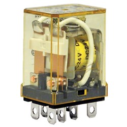 IDEC RH2B-ULDC48 Power Relay DPDT 48VDC Coil 10A Blade Terminal