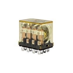 IDEC RH4B-UDC125V Power Relay 4PDT 125VDC Coil 10A Blade Terminal