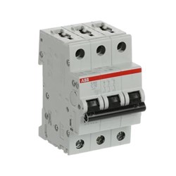 ABB S203C10 Miniature Circuit Breaker 6 kA at 400VAC 3-P 10A 400/415VAC C-Curve