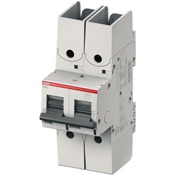 ABB S802HVK10 High Performance Miniature Circuit Breaker 4 kA at 1000VAC 2-P 10A 580/1000VAC K-Curve