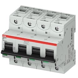 ABB S804PVSP125 High Performance Miniature Circuit Breaker 5 kA 4-P 125 A 1500VDC For: DC Photovoltaic