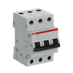 ABB SH203C32 Miniature Circuit Breaker 6 kA 3-P 32A 400/415VAC C-Curve