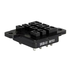 IDEC SR3B-51 Socket Through Panel Solder Socket 300V Solder Terminal Panel Mount