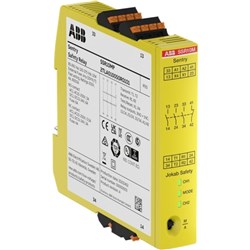 ABB SSR10MP Safety Relay 120-375VDC, 85-265VAC 3NO+1NC