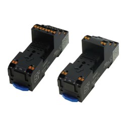 IDEC SU2S-21L 2-Pole Push-In Socket 250V Spring Clamp Terminal DIN Rail Mount