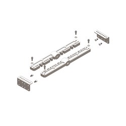 Elsteel UBH20550 Universal Busbar Holder 90mm W Busbar Rail 20550