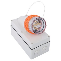 IPD W66AI532 Appliance Inlet 5 Round-Pin 3-Ph 32A 500VAC/DC IP66 Polycarbonate