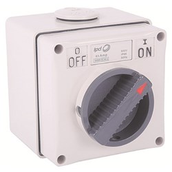 IPD W66IS220 Motor Rated Isolating Switch 2-P 20A 250VAC/DC IP66 Polycarbonate
