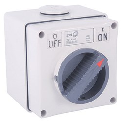 IPD W66IS320 Motor Rated Isolating Switch 3-P 20A 500VAC/DC IP66 Polycarbonate
