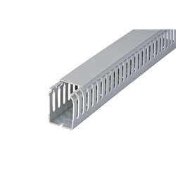 IPD WD4060 Open Slot Cable Duct Grey 2m L 60mm H x 40mm W SLOT SOLD IN PACKS OF 12