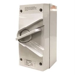ABB WSD232CL Padlockable Weatherproof Switched Isolator 2-P 32A IP66
