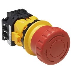 IDEC XN4E-TL403Q4MR Lighted Emergency Stop Switch Illuminated 3NC Panel Screw