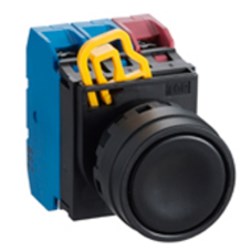 IDEC YW1B-M1E01G Non-Illuminated Pushbutton 22mm Flush Momentary Green 1NC