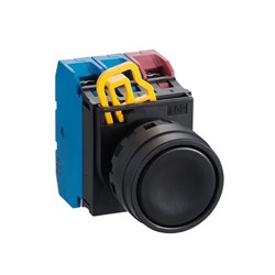 IDEC YW1B-M1E01Y Non-Illuminated Pushbutton 22mm Flush Momentary Yellow 1NC
