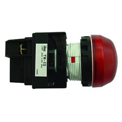 IDEC YW1P-2EQ4G Pilot Light With LED Green 24VDC 29.8 mm Dia Mount Hole