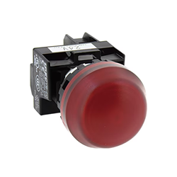 IDEC YW1P-2EQM3R Pilot Light With LED Red 230/240VDC 22mm Dia Mount Hole